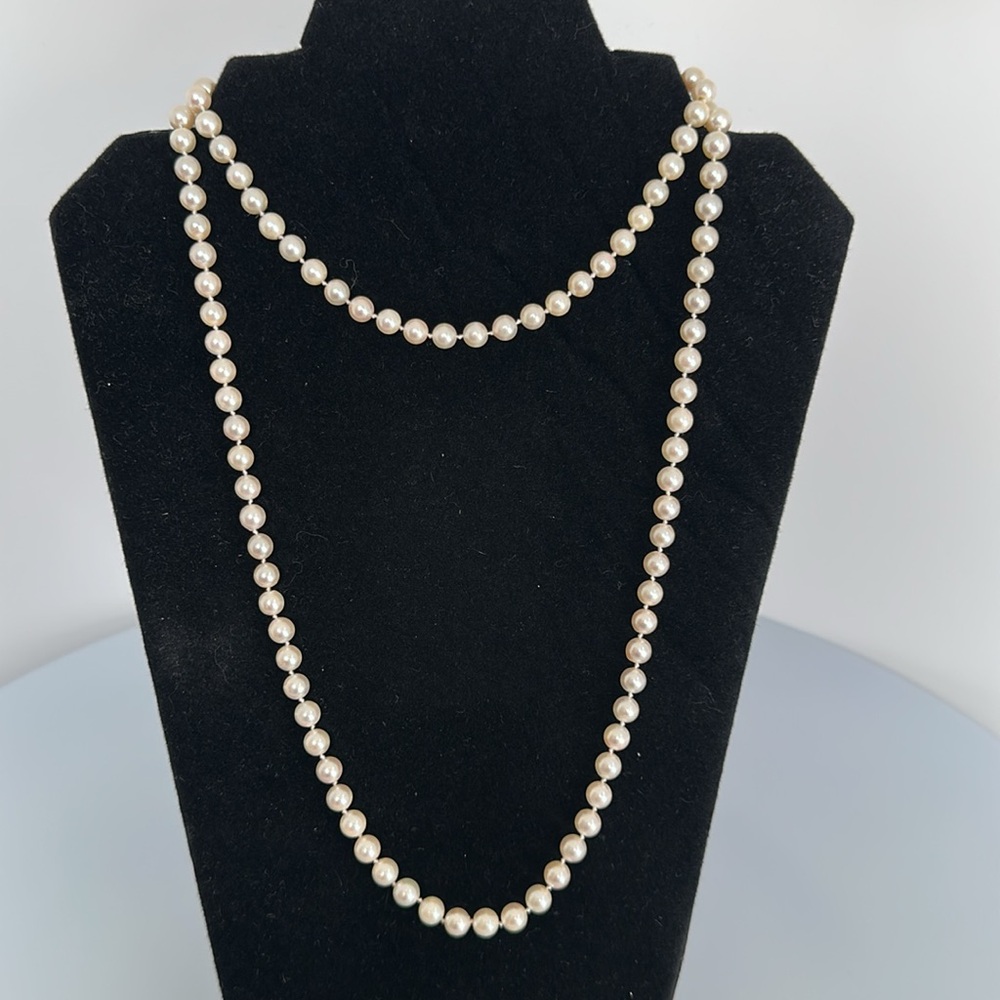 ACOYA MIKIMOTO Pearls 14k real solid gold freshwater pearls necklace